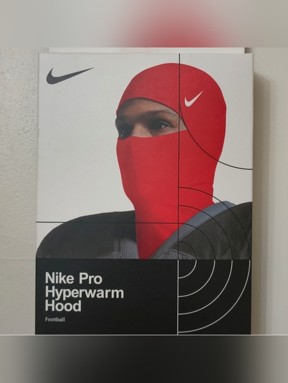 Nike Pro Hyperwarm Hood University Red Therma-FIT Balaclava Ski Mask NWT